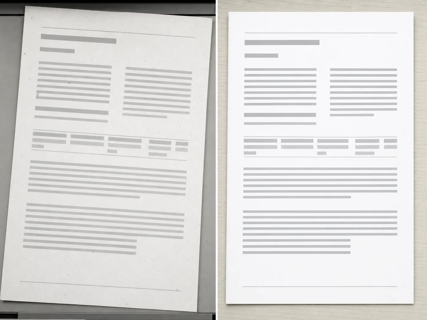 Document cleanup