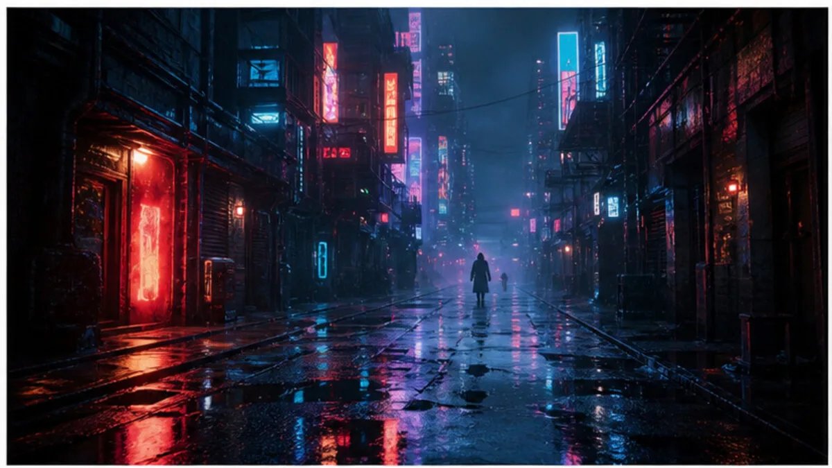 A high-motion scene for sci-fi shorts and concept trailers.