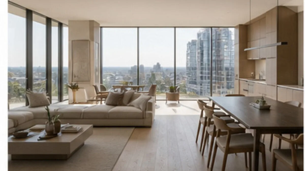 A polished interior tour shot for property marketing.